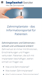 Mobile Screenshot of implantat-berater.ch