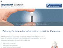 Tablet Screenshot of implantat-berater.ch